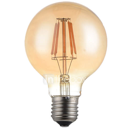 Image de 5W E26/E27 Ampoules Ã  Filament LED G95 6 LED Haute Puissance 500-550 lm Blanc Chaud 2700 K DÃ©corative AC 100-240 V