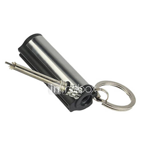 Camping Waterproof Reusable Match Cylinder Stainless Steel Flint