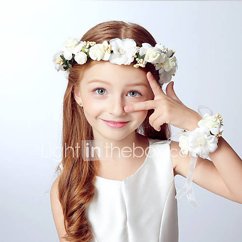 Image de Accessoires Cheveux Toutes Saisons Acrylique Bleu Marron Rose Violet Beige Filles GarÃ§ons
