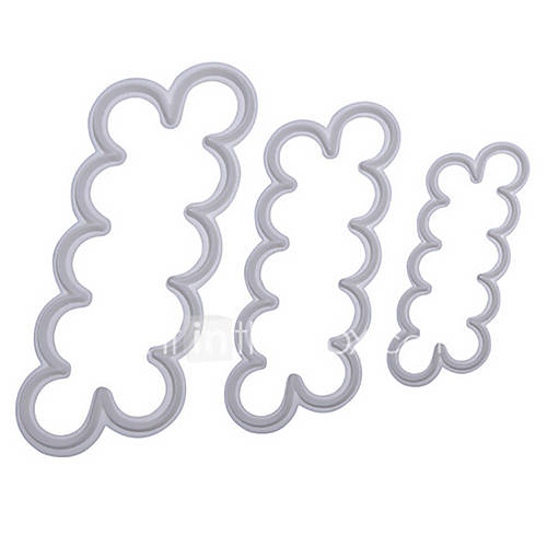 Image de 3pcs/set Baking Outil GÃ¢teau / Petit gÃ¢teau Plastique Ustensiles de Cuisine & PÃ¢tisserie
