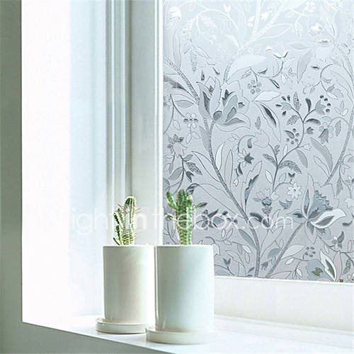Image de Art DÃ©co Contemporain Film de FenÃªtre,PVC/Vinyl MatÃ©riel DÃ©coration de fenÃªtre