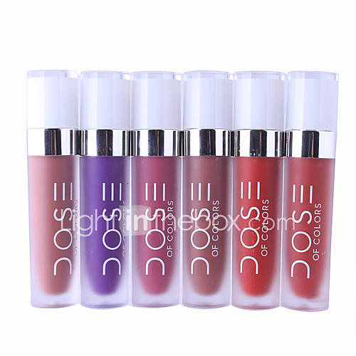 12 Colors Hot Selling Long Lasting Liquid Lipstick DOSE OF COLORS Matte