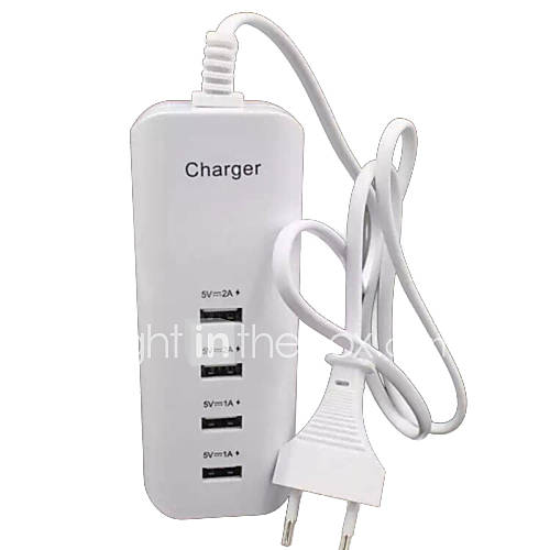 Image de 4port chargeur secteur USB pour iPhone 6 / 6s 6plus / 6splus iPad2 / 3/4 / mini-Samsung et d'autres