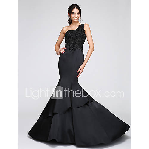 2017 Ts Couture® Formal Evening Dress Trumpet Mermaid One Shoulder