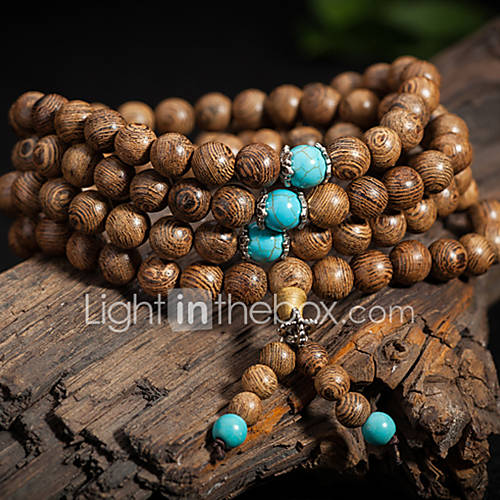Image de Bracelet ChaÃ®nes & Bracelets / Charmes pour Bracelets / Bracelets de rive / Bracelets Wrap Bois Forme RondeCouche double / Crossover /