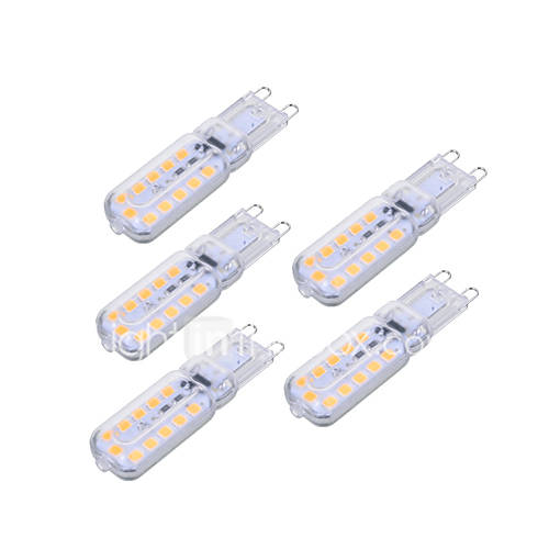 Image de 6W G9 LED Ã  Double Broches T 22 SMD 2835 450-550 lm Blanc Chaud Blanc Froid 2800-3200/6000-6500 K IntensitÃ© RÃ©glable DÃ©corative AC