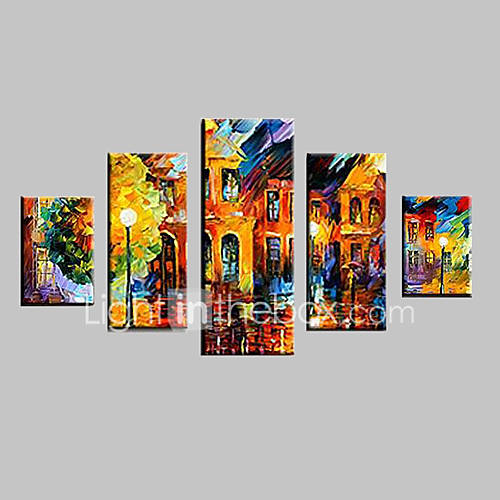 HandPainted Abstract Landscape Abstract Landscape AnimalTraditional