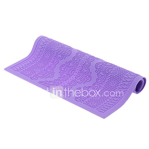 Image de antiadhÃ©sives outils silicone dentelle moule de cuisson Fondant gÃ¢teaux dentelle bricolage dÃ©coration de gÃ¢teau outil de cuisine 40cm