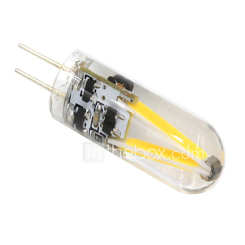 Image de 2W G4 LED Ã  Double Broches T 2 COB 100-130 lm Blanc Chaud K DÃ©corative AC 12 DC 12 V