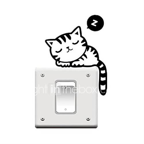 Image de Animaux / Vacances / Loisir Stickers muraux Stickers avion Stickers muraux dÃ©coratifs / Stickers d'interrupteurs,PVC MatÃ©riel Amovible