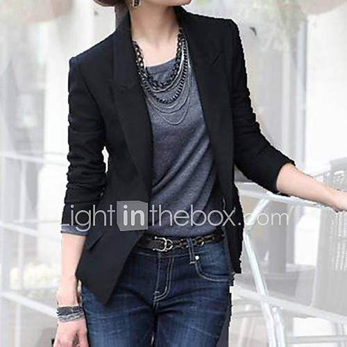Women's fashion big yards suit jacket OUTW15 2548265 2016 24.99
