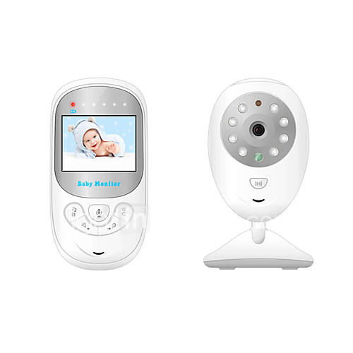 Image de 2,4 pouces moniteur pour bÃ©bÃ© sans fil numÃ©rique Ã  deux voies de dÃ©tection de lumiÃ¨re de tempÃ©rature de vision de nuit intercom musique