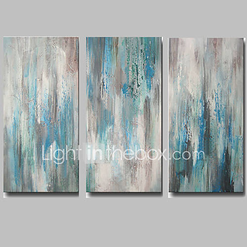 IARTS Blue Art Wall Decor Handmade Paintings Acrylic Designs Abstract