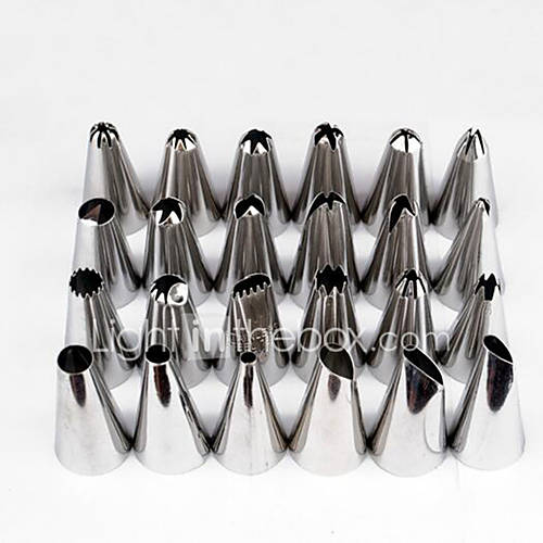 Image de 24 Cuisson Grosses soldes / Cake DÃ©coration / Bricolage / Haute qualitÃ© GÃ¢teau Inox Ustensiles de DÃ©coration