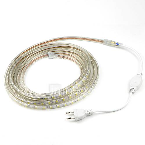 Image de 2m / 1pcs 220v 5050 a conduit noÃ«l lumiÃ¨re souple bande de corde de bande jardin extÃ©rieur Ã©tanche bouchon lightingeu extÃ©rieur