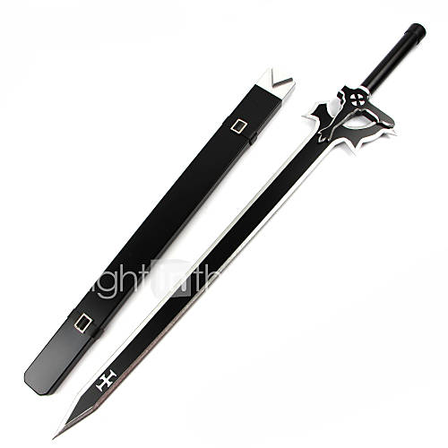 Image de Arme EpÃ©e InspirÃ© par Sword Art Online Kirito Manga Accessoires de Cosplay EpÃ©e Arme Bois Masculin