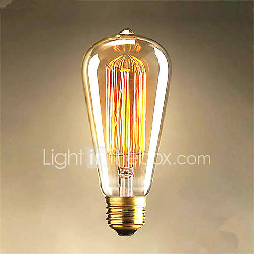 Image de 25w edison ST64 ampoules de fil droit Ã  vendre edison art dÃ©coration lumiÃ¨re