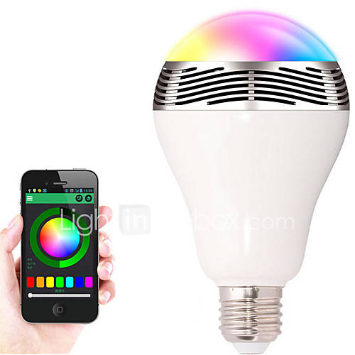 Image de 3.5 E26/E27 Ampoules LED Intelligentes BA 20 SMD 5050 400LM lm RVB K A dÃ©tecteur Bluetooth Capteur infrarouge Wi-Fi IntensitÃ© RÃ©glable