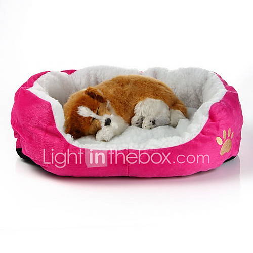 Image de Chat Chien Couchages Animaux de Compagnie Tapis & Planches Doux DÃ©contractÃ© / Quotidien Rouge Bleu Brun Jaune Orange Tissu Pluche