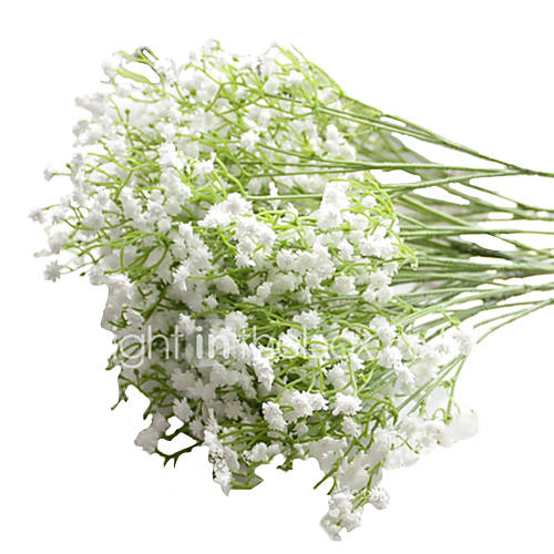 Image de 6 Une succursale PolyurÃ©thane Gypsophila Fleur de Table Fleurs artificielles 58.42(23'')