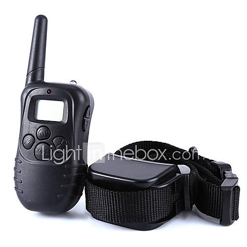 Image de aboiement Colliers d'EntraÃ®nement pour Chien Anti-aboiement 300M TÃ©lÃ©commande Electronique/Electrique LCD Leurre de vibration Couleur