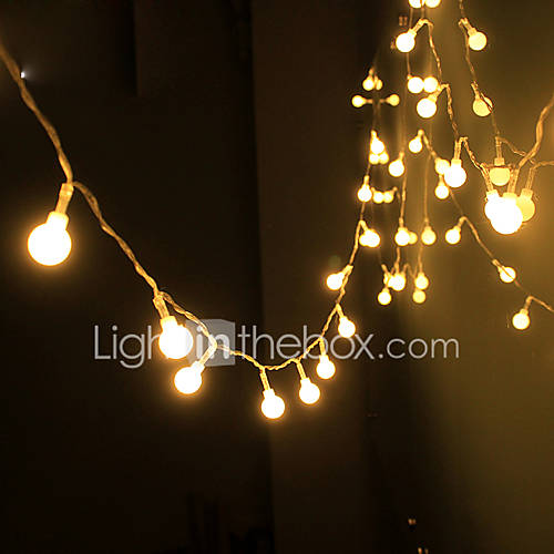 Image de chaÃ®ne de l'Ã©nergie solaire lampe de fil de cuivre 100LED bande conduit 10m Ã©tanche lumiÃ¨re blanche chaude pour l'extÃ©rieur noÃ«l lumiÃ¨res