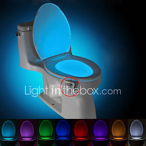 Image de brelong activÃ© par le mouvement nightlight de toilette conduit toilettes lumiÃ¨re salle de bain salle de bain