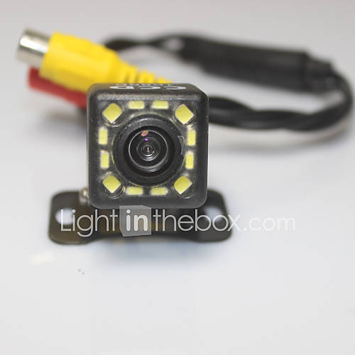 Image de aide au stationnement vue arriÃ¨re voiture systÃ¨me camÃ©ra 1080p 12 conduit ccd hd rÃ©troviseur camÃ©ra de recul de sauvegarde universelle