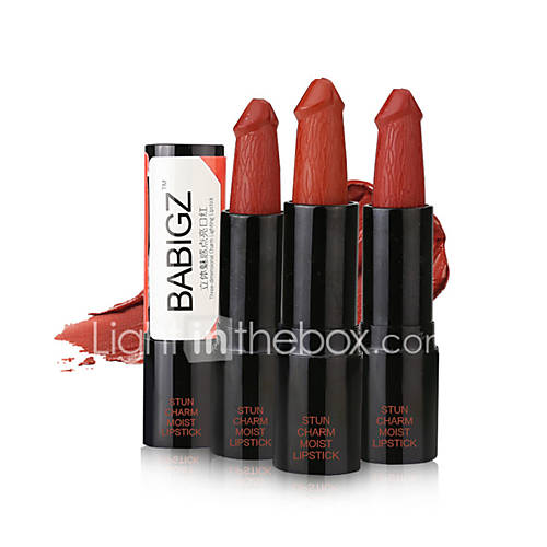 7 Colors Penis Shape Lipstick Mushroom Lipstick Long Lasting Moisture Cosmetic Rouge Pop Matte