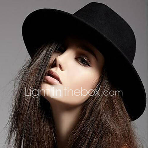 Image de Borsalino Toutes les Saisons RÃ©tro DÃ©contractÃ© MÃ©lange de Coton Laine Viscose Femme
