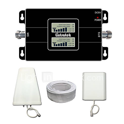 Image de Ã©cran LCD lintratek 3g 900 2100 tÃ©lÃ©phones cellulaires bibande rÃ©pÃ©teur de signal de rappel pour mts / TÃ©lÃ©2 / MegaFon / vodafone