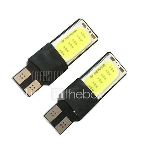 Image de 2pcs voiture t10 W5W 158 ampoule led couleur blanche