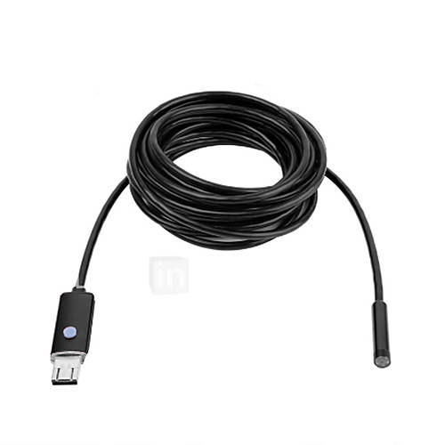 Image de 2in1 android pc hd 10m de long endoscope lentille camÃ©ra endoscope serpent 7mm 6 a conduit l'inspection Ã©tanche