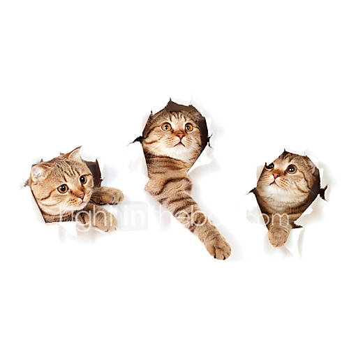 Image de Animaux Bande dessinÃ©e 3D Stickers muraux Autocollants avion Autocollants muraux 3D Autocollants muraux dÃ©coratifs,Vinyle MatÃ©riel