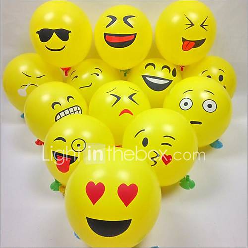 Image de Ballons Jouets Circulaire 100 PiÃ¨ces Anniversaire Le Jour des enfants Mascarade Cadeau
