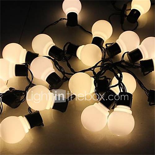 Image de 4 m 20 nouveautÃ© globe lampes LED raccordable chaÃ®ne de boule de partie feston pour guirlande pendentif jardin de mariage de fÃ©es