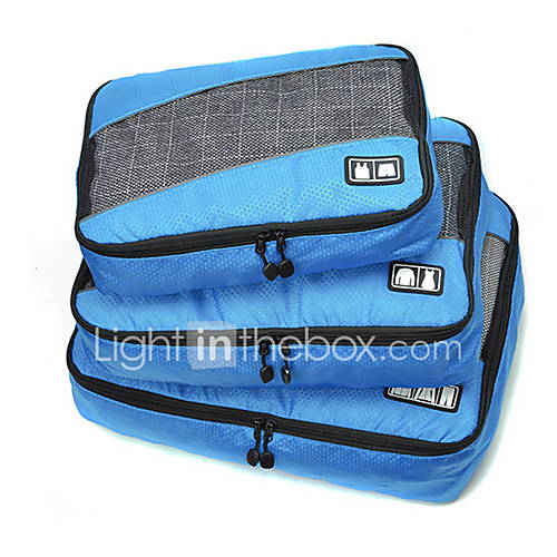 Image de 3 piÃ¨ces Sac de Voyage Organisateur de Bagage Portable Pliable Durable Grande CapacitÃ© Rangement de Voyage Accessoire de Bagage pour