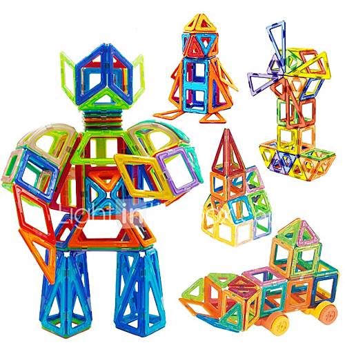 Image de Blocs de Construction Jouet Educatif Puzzle blocs magnÃ©tiques Ensembles de construction magnÃ©tique Voitures de jouet Jouets CarrÃ©