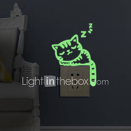 Image de Animaux Mode Loisir Stickers muraux Autocollants muraux lumineux Autocollants muraux dÃ©coratifs Autocollants d'interrupteurs,Papier