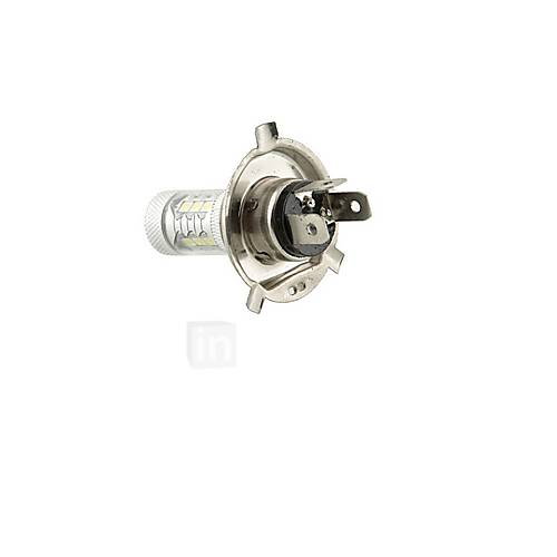 Image de 80w h4 16led 3030smd 6500k-7000k blanc 1200ml voiture lumiÃ¨re led ampoule pour voiture phare antibrouillard dc12-24v 1pcs
