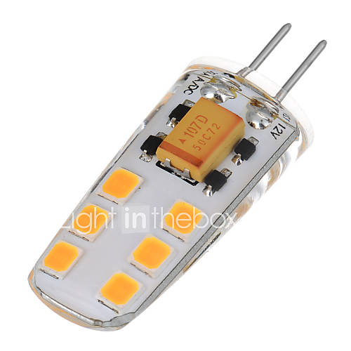 Image de 6W G4 LED Ã  Double Broches T 12 SMD 2835 200-300 lm Blanc Chaud Blanc Froid 2700-6500 K AC 12 V
