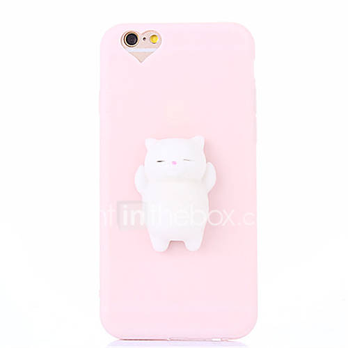 Image de Ã‰tui pour iphone 7 plus 7 Ã©tui souple casse-tÃªte en relief Ã©tui de survÃªtement mignon 3d carrÃ© rigide en toup pour iphone 6 6s 6 plus 6s