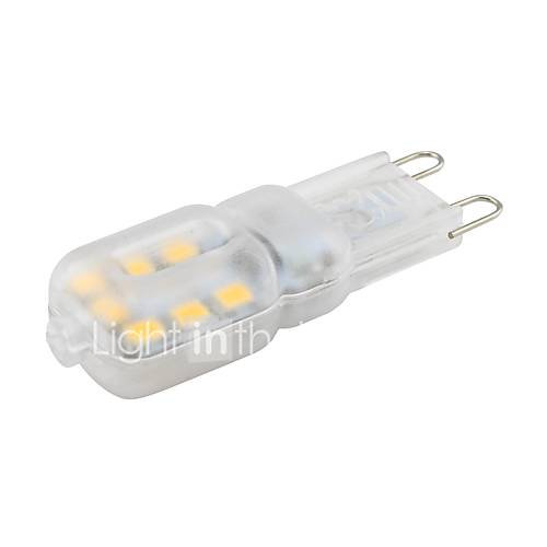 Image de 1.5W G9 LED Ã  Double Broches T 14 SMD 2835 90 lm Blanc Chaud Blanc Froid 2800-3500;5000-6500 K AC 100-240 V