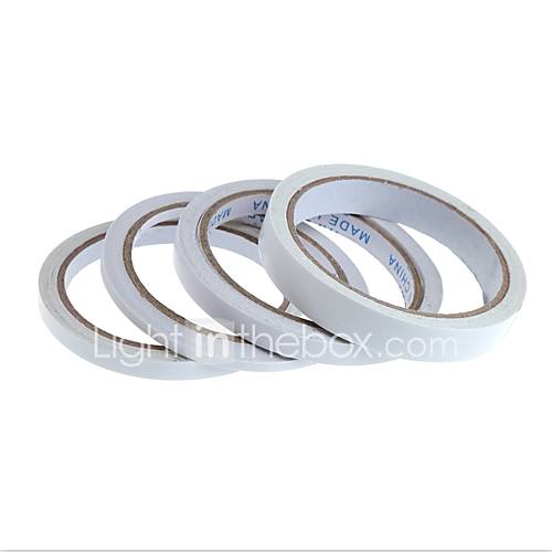 Image de AdhÃ©rence super fine et solide 15mm x15m bande adhÃ©sive double face blanc puissant double face adhÃ©sif pour bureau