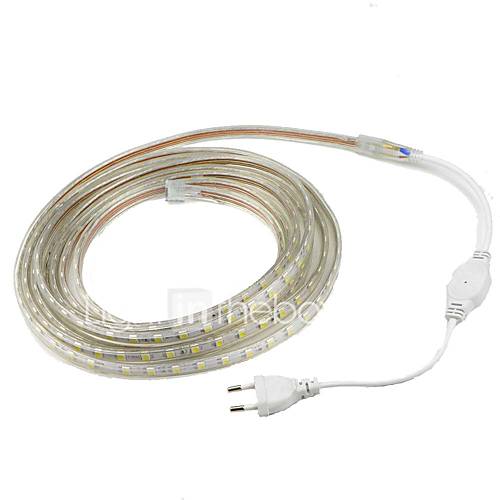 Image de 15W Bandes Lumineuses LED Flexibles 1200 lm AC220 V 1 m 60 diodes Ã©lectroluminescentes Blanc chaud Blanc Rouge Jaune Bleu Vert