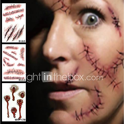 Image de Accessoire de Magie Autocollants Pour Halloween Jouets 1 PiÃ¨ces Halloween Mascarade Cadeau