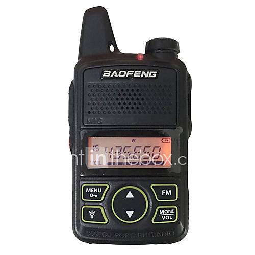 Image de Baofeng bf t1 mini walkie talkie ultra mince micro conduisant 400-470mhz baofeng hotel walkie talkie civil 20 canaux