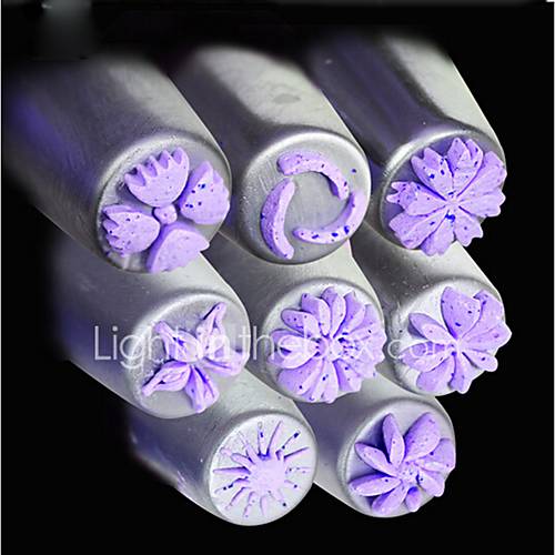 Image de 8 Pieces Moules Ã  gÃ¢teaux NouveautÃ© Usage quotidien Acier inox ABS