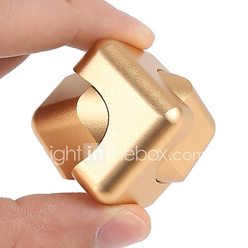 Image de 2 voies 2in1 fidget spinner cube gyro finger main spinner edc add adhd anti anxiÃ©tÃ© soulagement du stress luxe magic cube 1pc