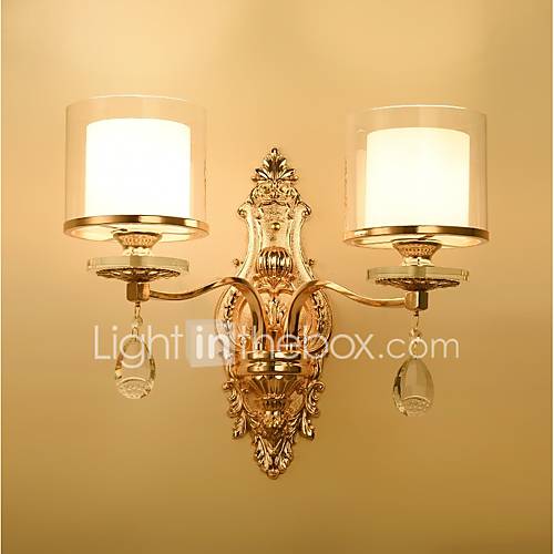 Image de AC220 40 E14 Cristal Traditionnel/Classique FonctionnalitÃ© for Cristal,Eclairage d'ambiance Applique murale